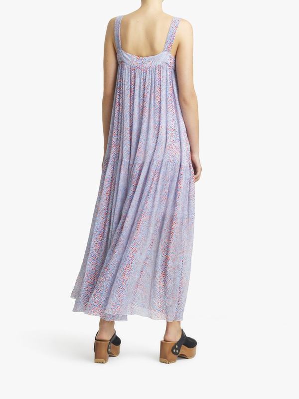 Chloé Vestidos Mujer Ropa Azules 64% Algodón,36% Silk WDLE27405